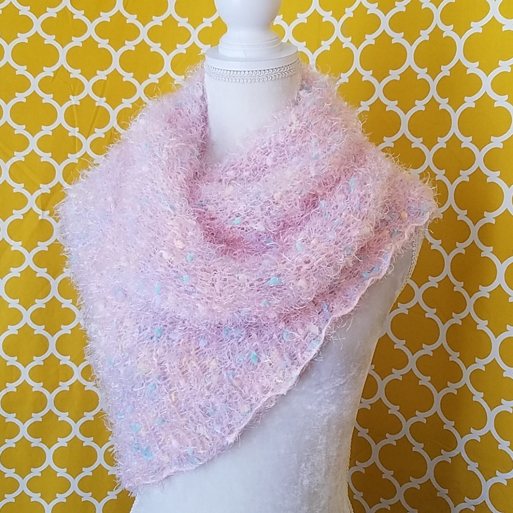 NWT-AWESOME MAGICAL MULTI-USE PINK/BLUE SCARF - Picture 6 of 8
